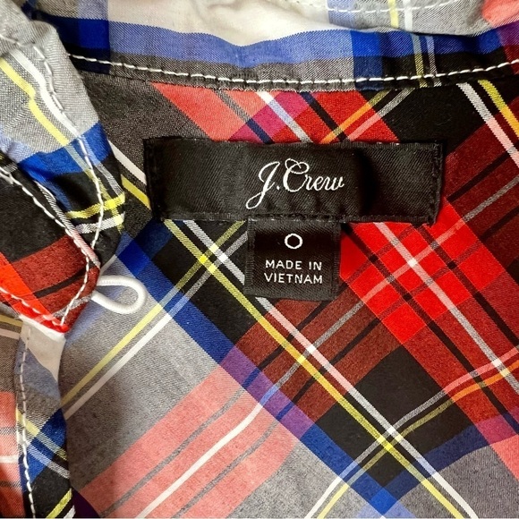 J. CREW Stewart Tartan Top size 0 - Picture 6 of 7